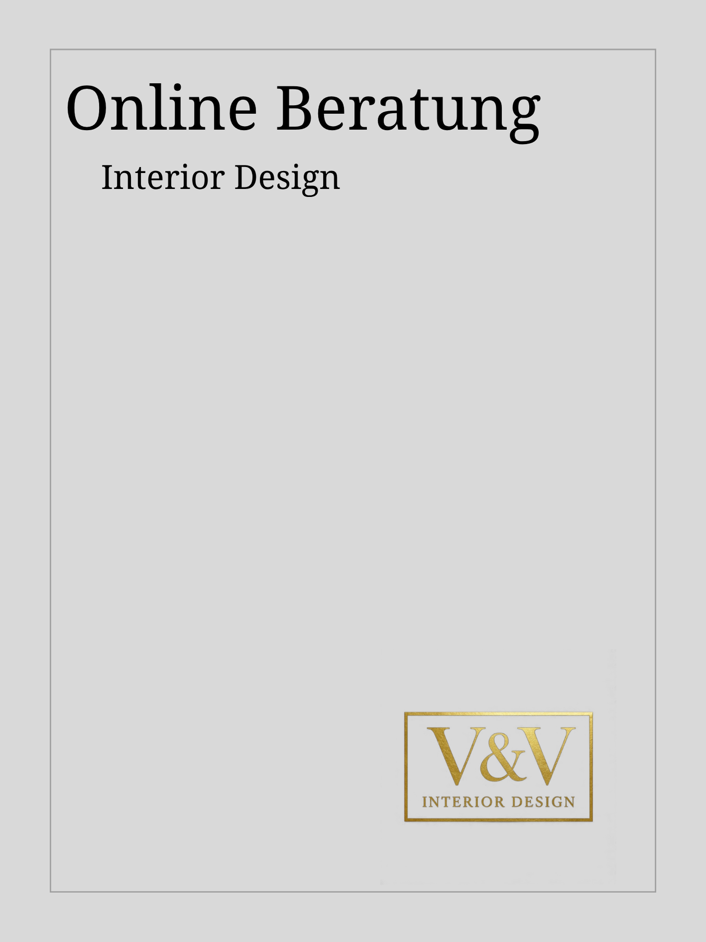 ONLINE - V&V INTERIOR DESIGN